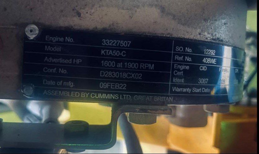 KTA 50-C CUMMINS