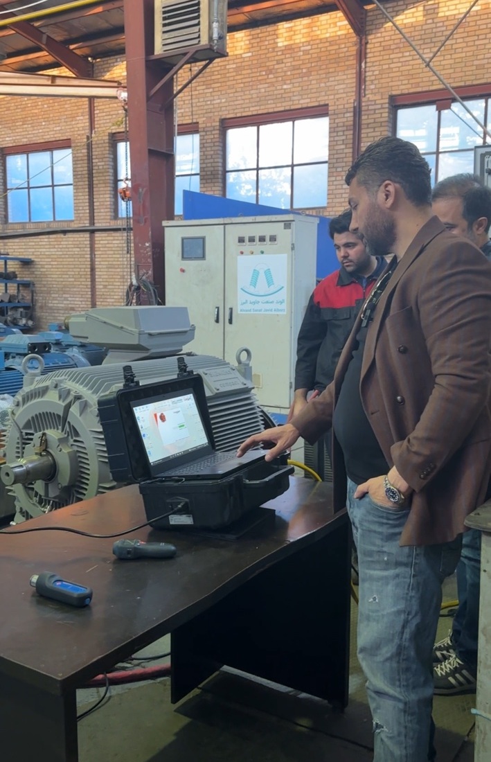 اجرای Condition Monitoring و تست آنلاین الکتروموتور توسط مهندس مصطفی فلاح‌نژاد